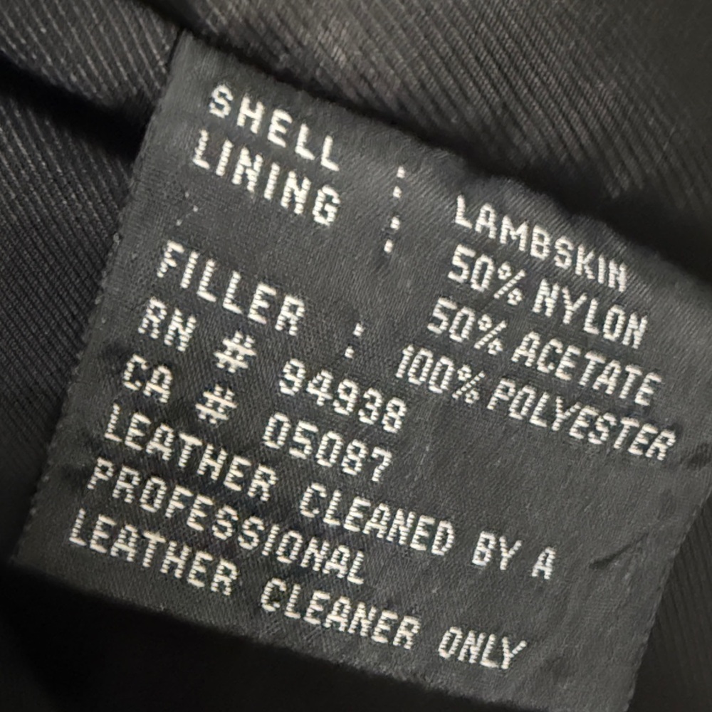 Kenneth Cole Reaction Black Leather Field Jacket - Picture 9 of 13